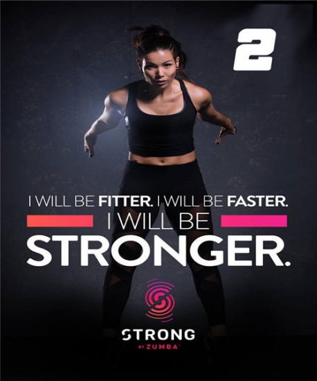 [Hot Sale] 2018 New Course Strong By Zumba Vol.02 HD DVD+CD - Click Image to Close