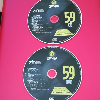 [Hot Sale]2018 New dance courses ZIN ZUMBA 59 HD DVD+CD