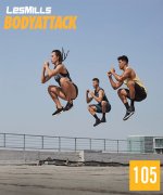 LESMILL BODY ATTACK 105 VIDEO+MUSIC+NOTES