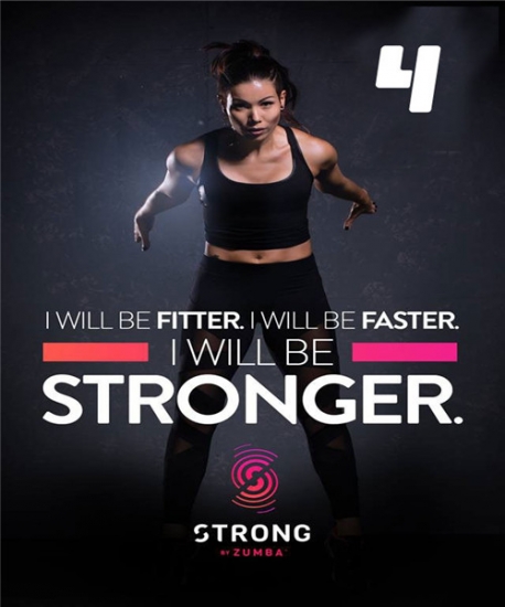 [Hot Sale] 2018 New Course Strong By Zumba Vol.04 HD DVD+CD - Click Image to Close