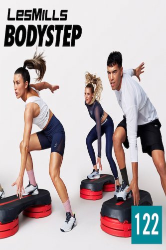 Hot Sale]2021 Q1 LesMills BODY STEP 122 New Release DVD,CD&Notes