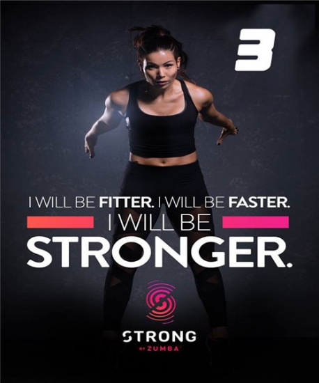[Hot Sale] 2018 New Course Strong By Zumba Vol.03 HD DVD+CD - Click Image to Close
