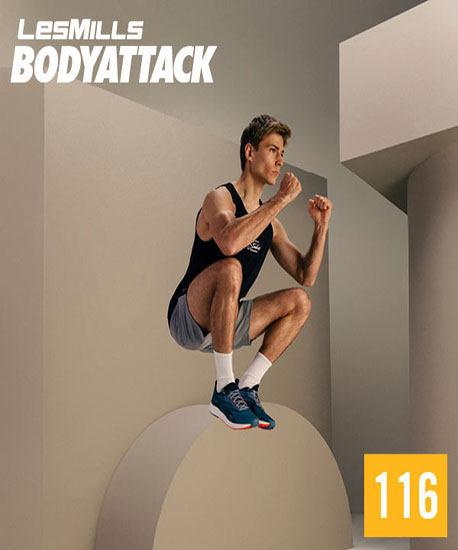 Hot Sale 2022 Q2 LesMills BODY ATTACK 116 Release DVD,CD&Notes - Click Image to Close