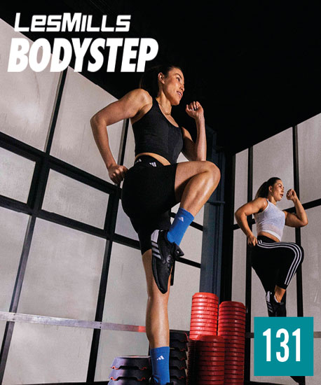 Hot Sale 2023 Q2 LesMills BODY STEP 131 New Release DVD,CD&Notes - Click Image to Close