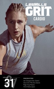 Les Mills GRIT Cardio 31 New Release CA31 DVD, CD & Notes