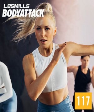 Hot Sale 2022 Q3 LesMills BODY ATTACK 117 Release DVD,CD&Notes