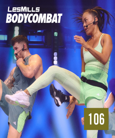 Hot Sale Les MILLS BODY COMBAT 106 Video, Music and Notes