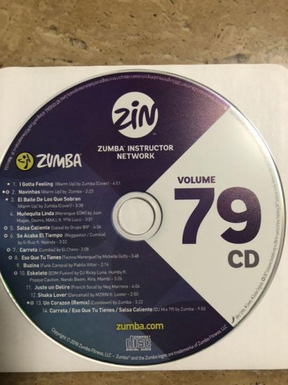 Hot Sale]2018 New dance courses ZIN ZUMBA 79 HD DVD+CD|0ZUMBA79D-C 