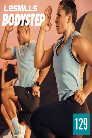 Hot Sale 2022 Q3 LesMills BODY STEP 129 New Release DVD,CD&Notes