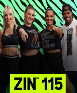 [Hot Sale]2025 New dance courses ZIN ZUMBA 115 HD DVD+CD