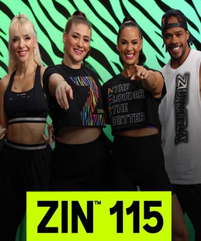 [Hot Sale]2025 New dance courses ZIN ZUMBA 115 HD DVD+CD