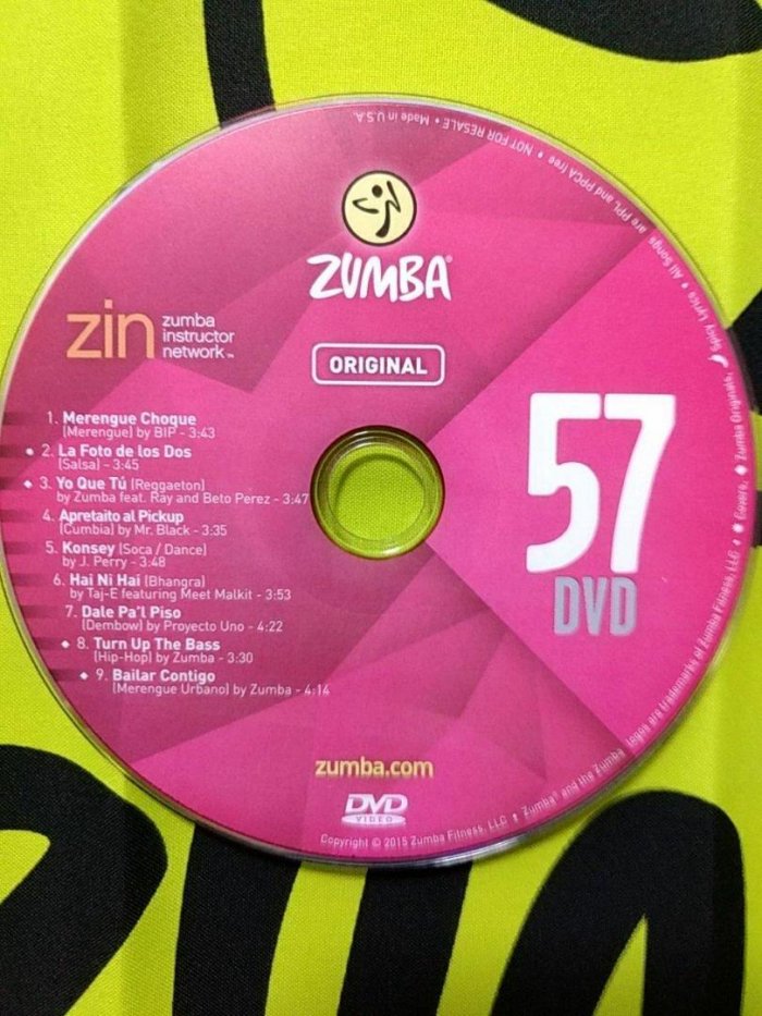 [Hot Sale]2018 New dance courses ZIN ZUMBA 57 HD DVD+CD|0ZUMBA57D-C ...