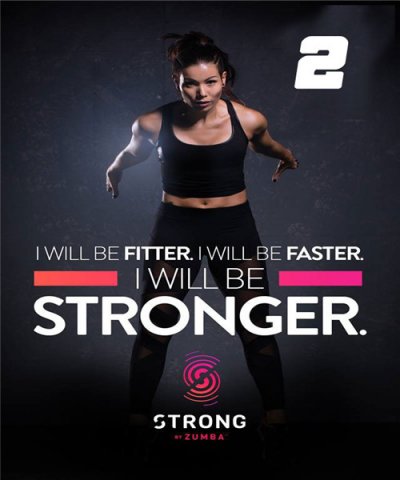 [Hot Sale] 2018 New Course Strong By Zumba Vol.02 HD DVD+CD