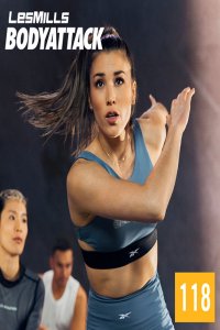 Hot Sale 2022 Q4 LesMills BODY ATTACK 118 Release DVD,CD&Notes