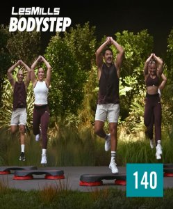 Hot Sale 2025 Q3 LesMills BODY STEP 140 New Release DVD,CD&Notes