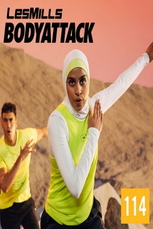 [Hot Sale]2021 Q4 LesMills BODY ATTACK 114 Release DVD,CD&Notes