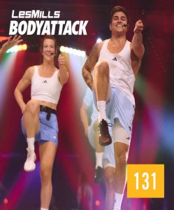 Hot Sale 2026 Q1 LesMills BODY ATTACK 131 Release DVD,CD&Notes