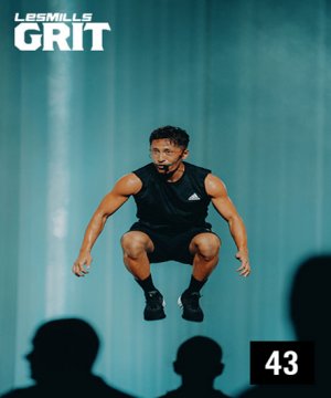 Hot Sale 2023 Q1 Les Mills GRIT ATHLETIC 43 New DVD, CD,Notes