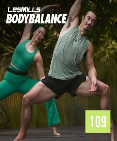 Hot Sale LesMills BODY BALANCE 109 DVD,CD & Notes