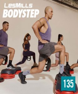 Hot Sale 2024 Q2 LesMills BODY STEP 135 New Release DVD,CD&Notes